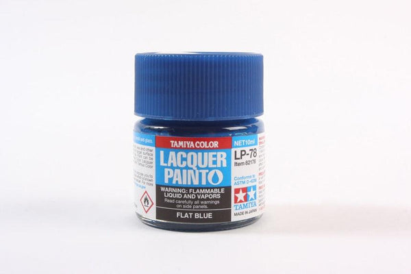 Tamiya 82178 LP-78 Flat Blue Lacquer Paint 10ml TAM82178 - A-Z Toy Hobby