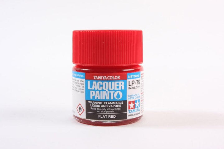 Tamiya 82179 LP-79 Flat Red Lacquer Paint 10ml TAM82179 - A-Z Toy Hobby