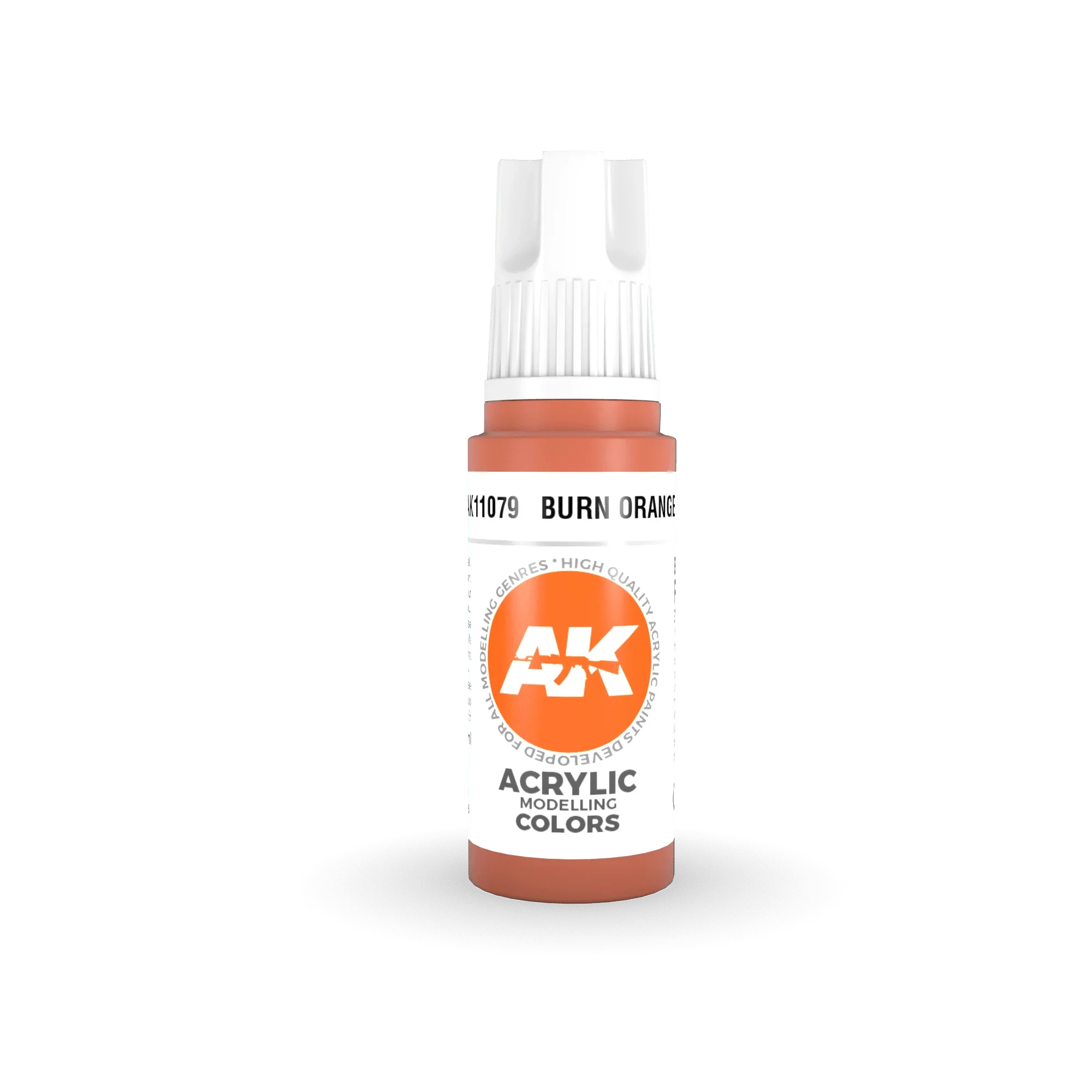 AK Interactive AK11079 3G Burn Orange Acrylic Paint 17ml - A-Z Toy Hobby