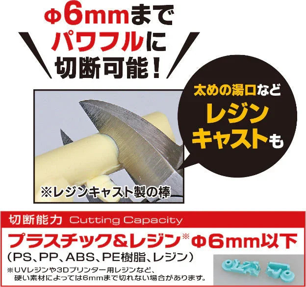 Godhand Parts Nipper Middle for Plastic & Resin GH-PN-135-M - A-Z Toy Hobby