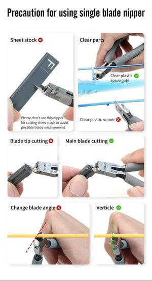 DSPIAE Ultra Thin Single Edge Precision Nipper ST-C2 - A-Z Toy Hobby