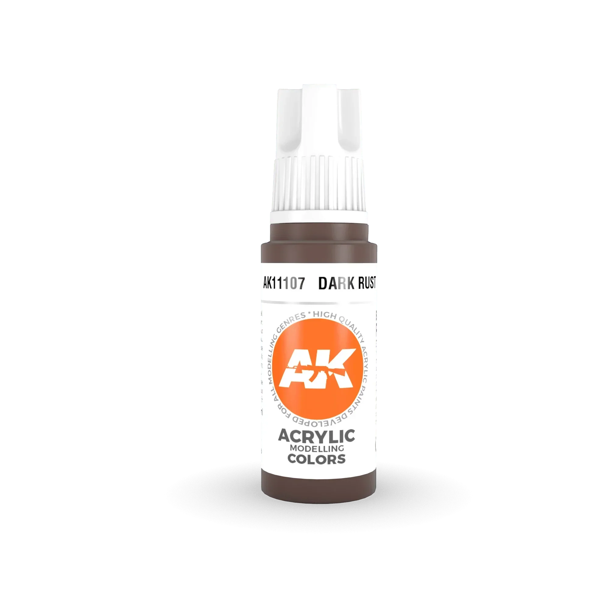 AK Interactive AK11107 3G Dark Rust Acrylic Paint 17ml - A-Z Toy Hobby