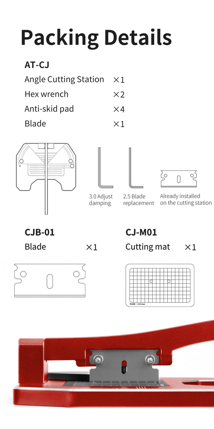 DSPIAE Angle Plate Cutting Station AT-CJ - A-Z Toy Hobby