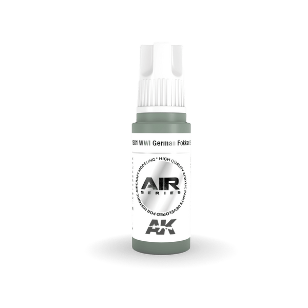 AK Interactive AK11801 3G Air WWI German Fokker Grey Paint 17ml