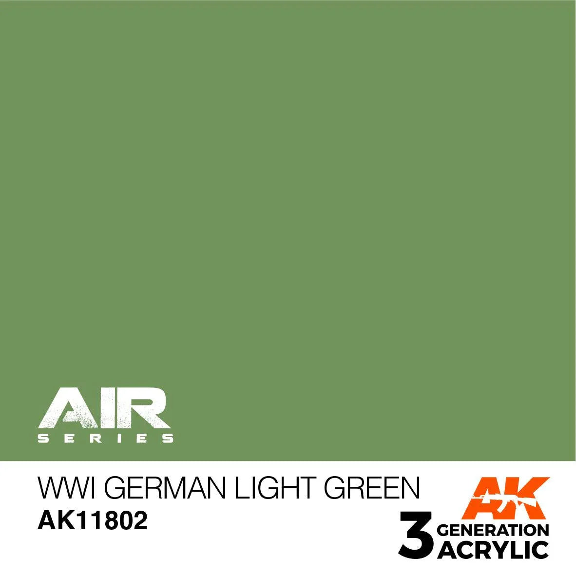AK Interactive AK11802 3G Air WWI German Light Green Paint 17ml - A-Z Toy Hobby