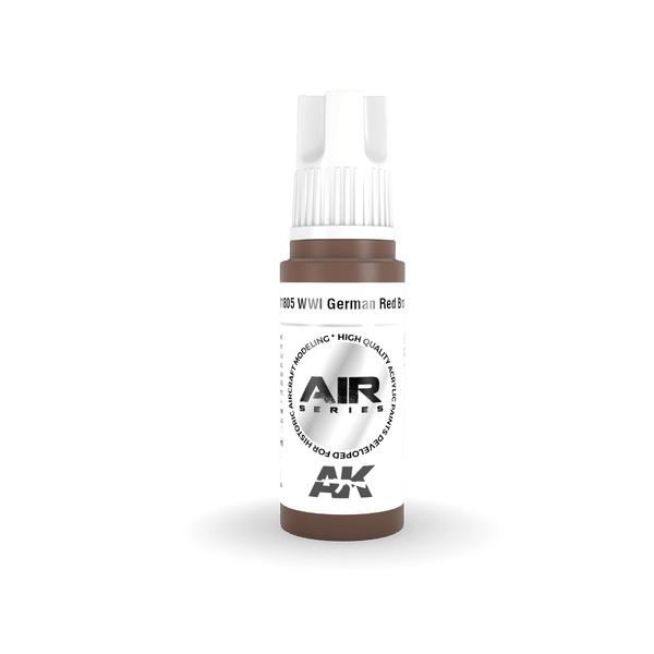 AK Interactive AK11805 3G Air WWI German Red Brown Paint 17ml