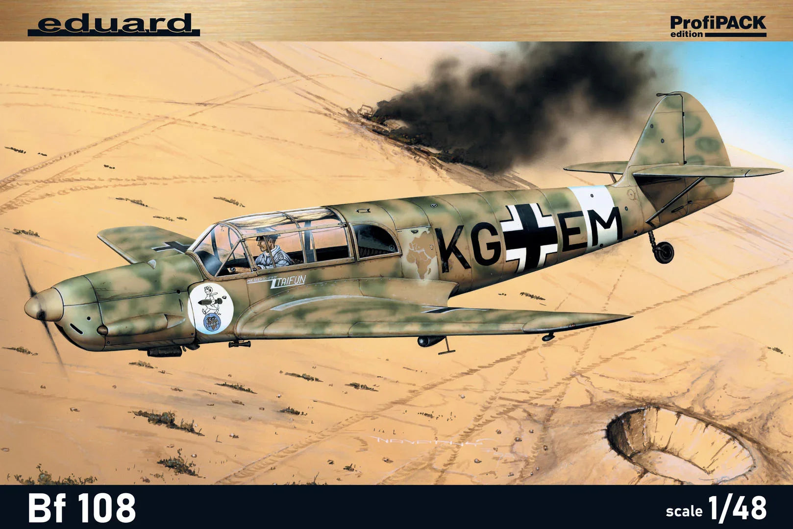 Eduard 8078 Bf 108 German Fighter ProfiPACK 1/48 Model Kit - A-Z Toy Hobby