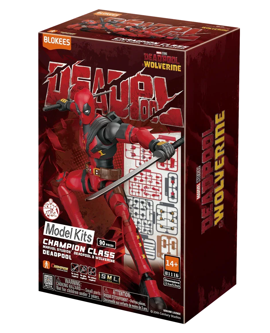 Blokees Marvel Infinity Saga Deadpool Champion Class Model Kit - A-Z Toy Hobby