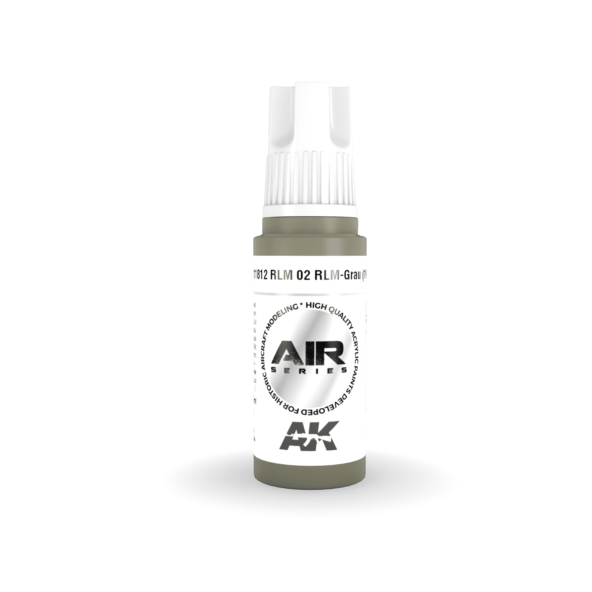 AK Interactive AK11812 3G Air RLM 02 RLM-Grau (1941) Paint 17ml - A-Z Toy Hobby