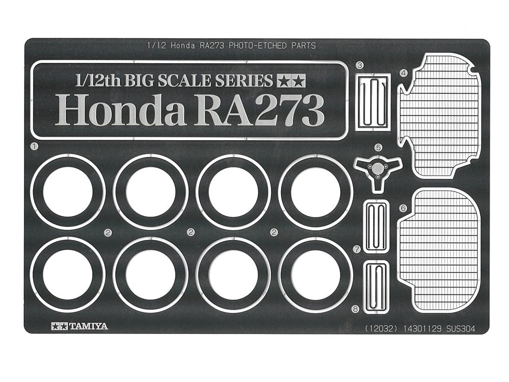 Tamiya 12032 Honda RA273 w/ Photo-Etched Parts 1/12 Model Kit - A-Z Toy Hobby