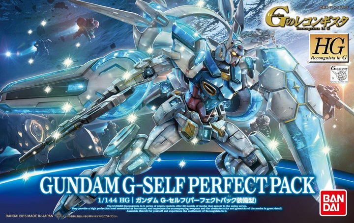 Bandai 017 Gundam G-Self with Perfect Pack HGRC 1/144 Model Kit - A-Z Toy Hobby