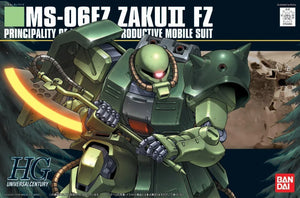 Bandai 087 Zaku II FZ HGUC 1/144 Model Kit - A-Z Toy Hobby