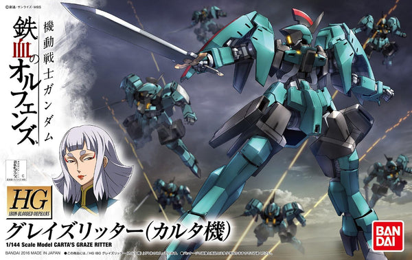 Bandai 017 Carta's Graze Ritter HG IBO 1/144 Model Kit