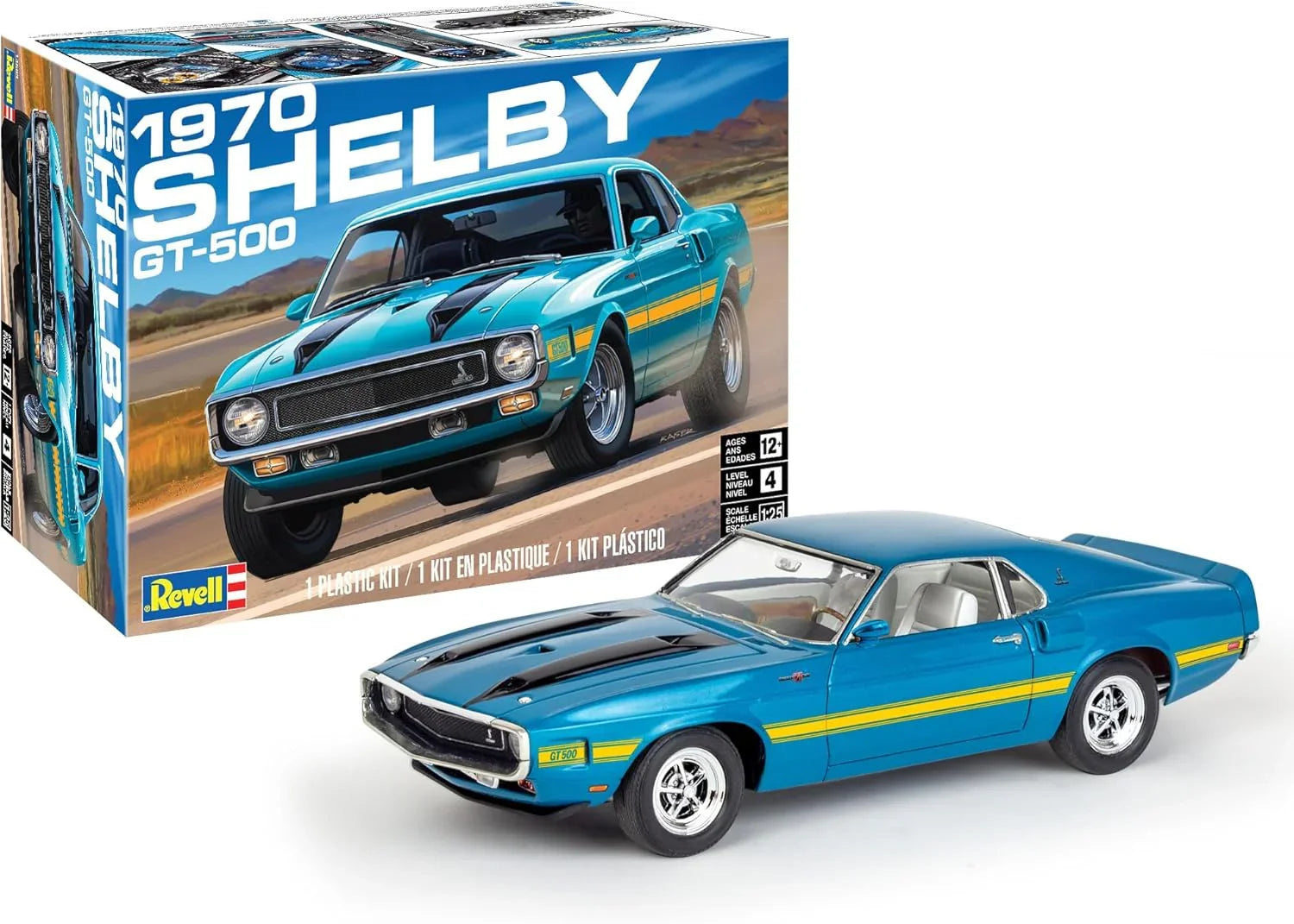 Revell 1970 Shelby GT-500 1/25 Model Kit - A-Z Toy Hobby