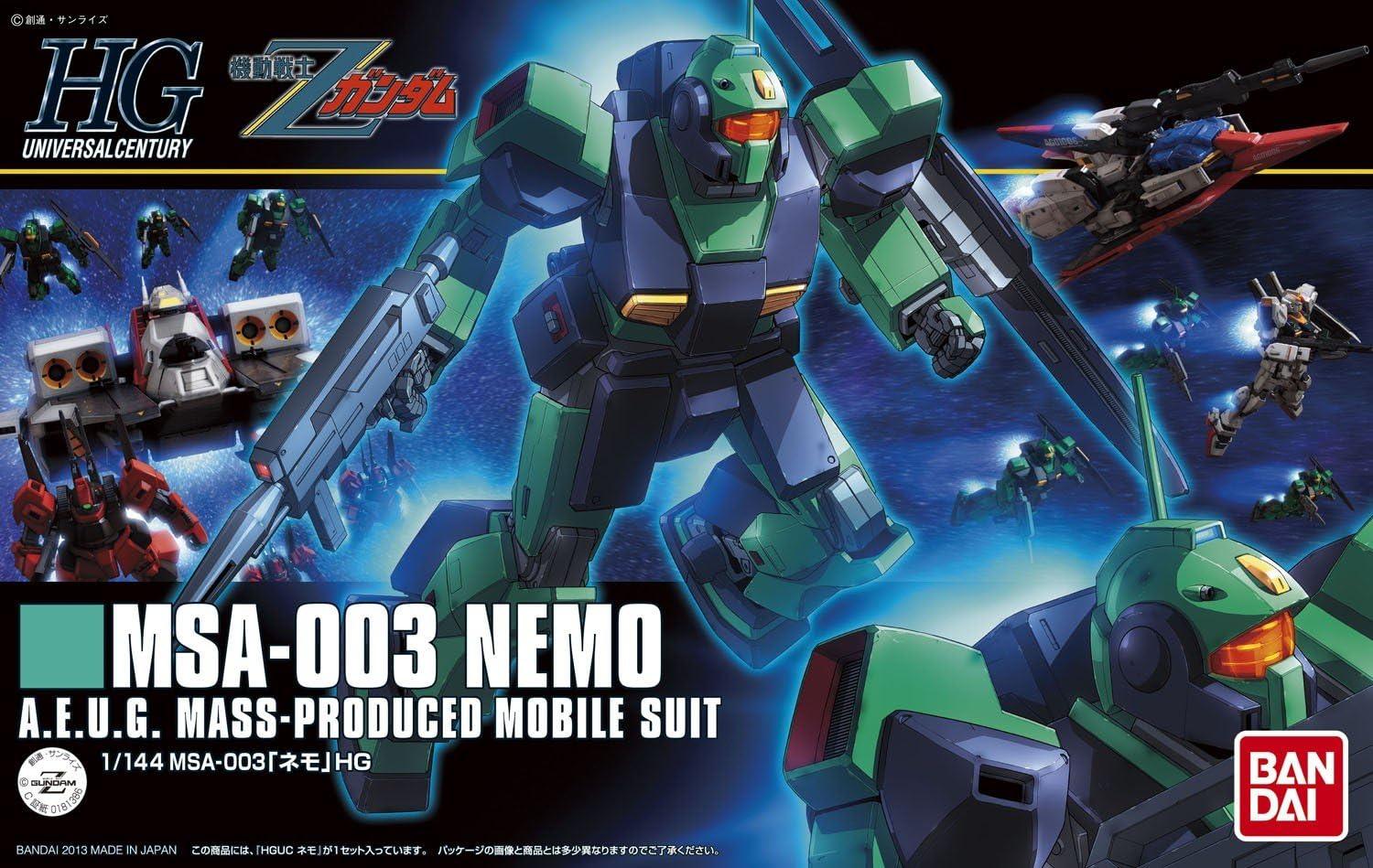 Bandai HGUC 150 Nemo Z Gundam Color 1/144 - A-Z Toy Hobby