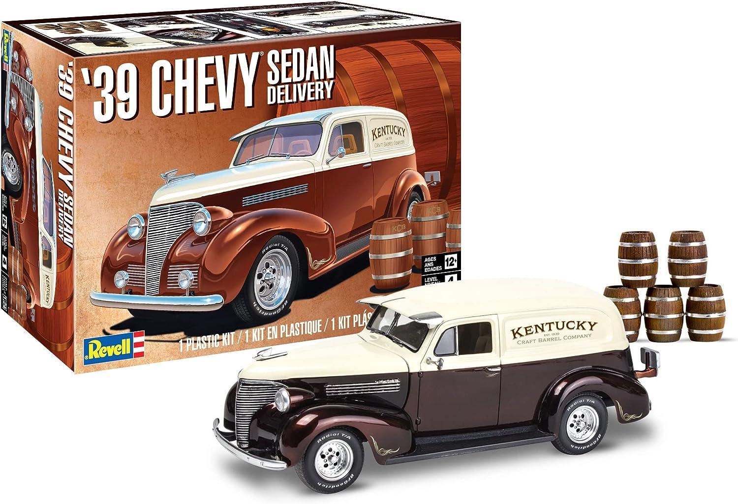 Revell 1939 Chevy Sedan Delivery with Barrels 1/24 Model Kit - A-Z Toy Hobby