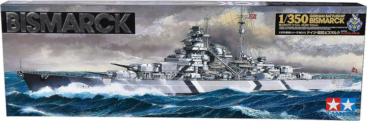 Tamiya 78013 German Battleship Bismarck 1/350 Model Kit TAM78013 - A-Z Toy Hobby