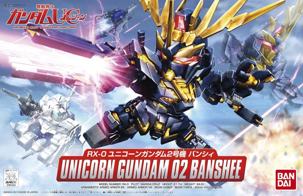 Bandai BB 380 Unicorn Gundam 2 Banshee SD Model Kit