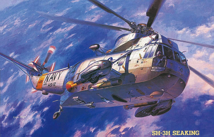 Hasegawa 07201 SH-3H Seaking US Anti Submarine Helicopter 1/48 Model Kit - A-Z Toy Hobby