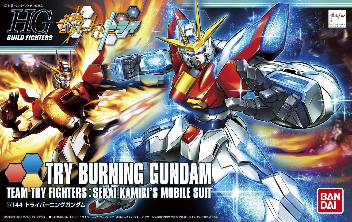 Bandai 028 Try Burning Gundam HGBF 1/144 Model Kit - A-Z Toy Hobby