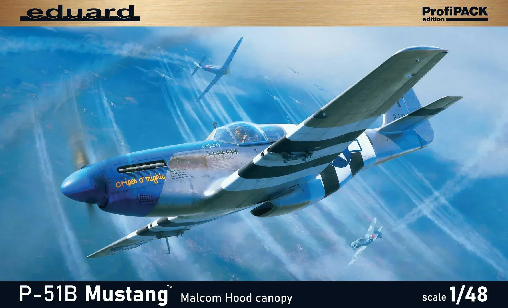 Eduard 82176 P-51B Mustang Malcolm Hood Canopy ProfiPACK 1/48 Model Kit - A-Z Toy Hobby