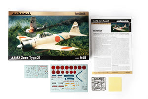 Eduard 82212 A6M2 Zero Type 21 ProfiPACK 1/48 Model Kit - A-Z Toy Hobby