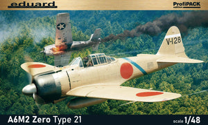 Eduard 82212 A6M2 Zero Type 21 ProfiPACK 1/48 Model Kit - A-Z Toy Hobby