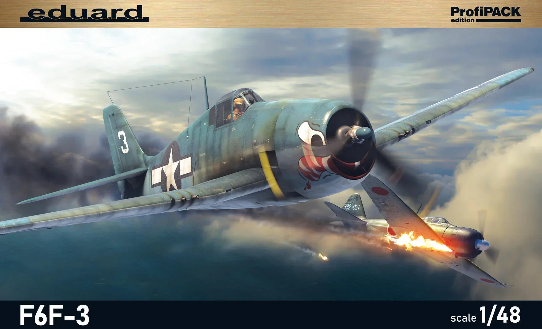 Eduard 8227 Hellcat F6F-3 ProfiPACK 1/48 Model Kit - A-Z Toy Hobby