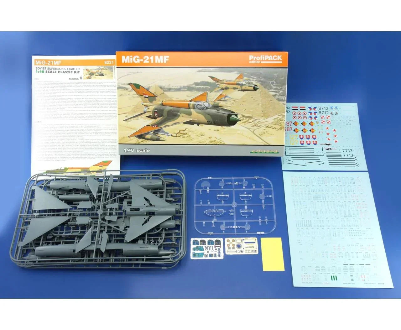 Eduard 8231 MiG-21MF Fighter ProfiPACK 1/48 Model Kit - A-Z Toy Hobby
