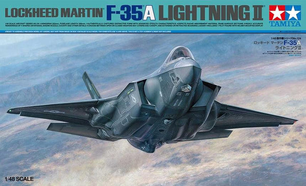 Tamiya 61124 Lockheed Martin F-35A Lightning II 1/48 Model Kit - A-Z Toy Hobby