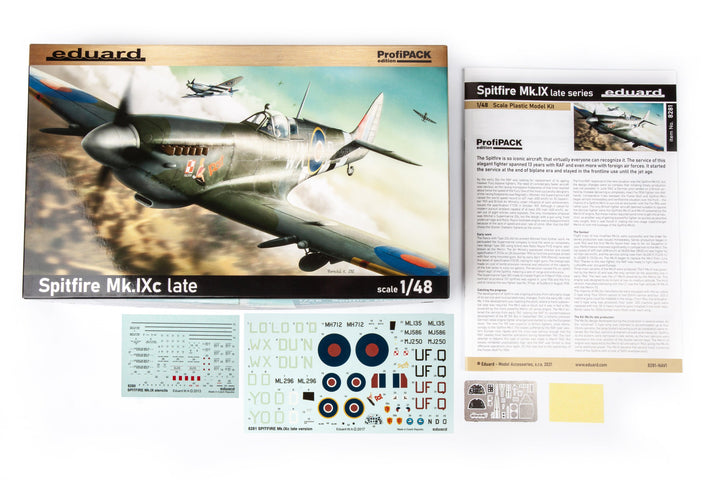 Eduard 8281 Spitfire Mk. IXc Late 1/48 Model Kit - A-Z Toy Hobby