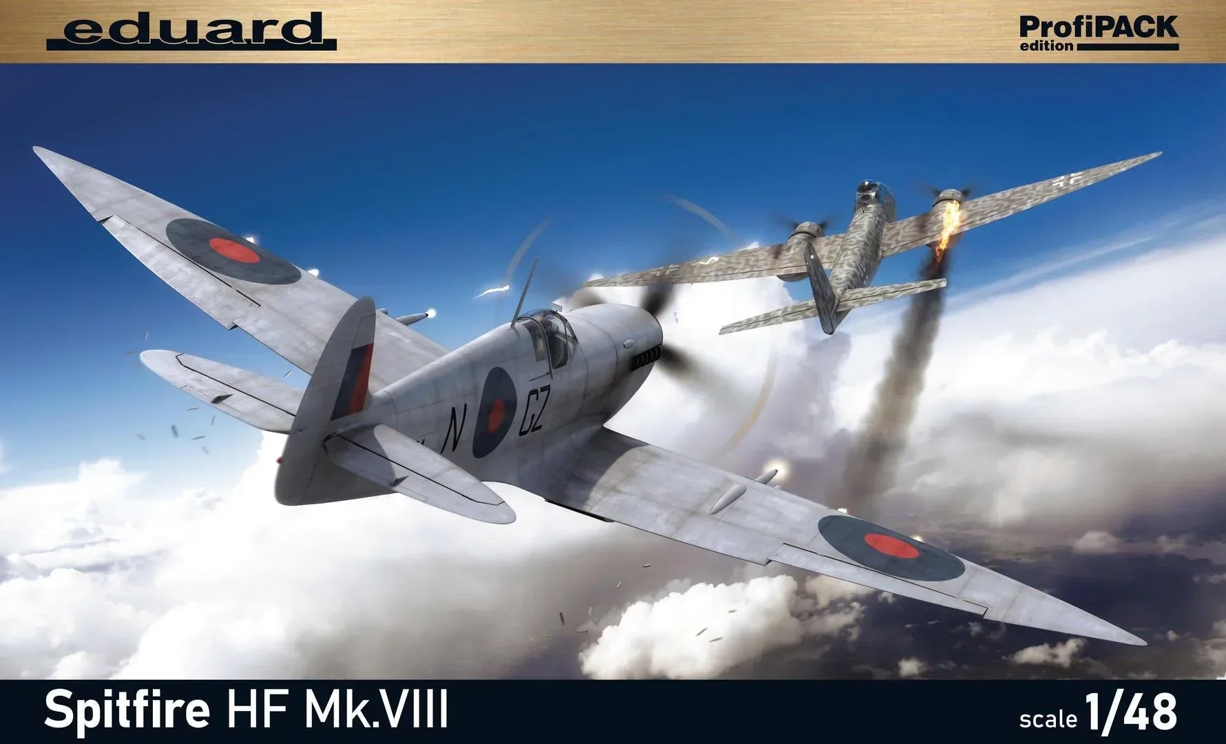 Eduard 8287 Spitfire HF Mk.VIII ProfiPACK 1/48 Model Kit - A-Z Toy Hobby