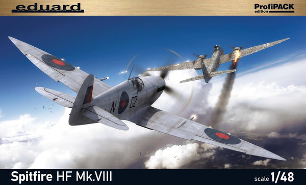 Eduard 8287 Spitfire HF Mk.VIII ProfiPACK 1/48 Model Kit - A-Z Toy Hobby