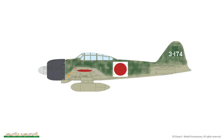 Eduard 84191 Japanese A6M3 Zero Type 32 Weekend Edition 1/48 Model Kit - A-Z Toy Hobby