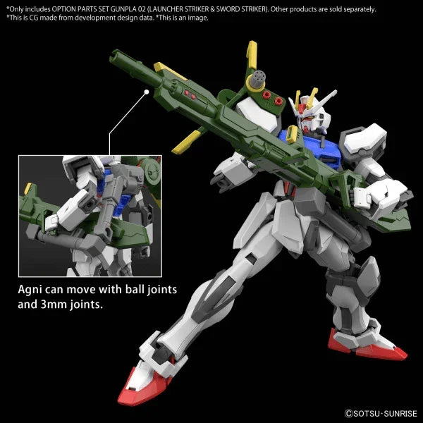 Bandai Option Parts Set Gunpla 02 - Launcher Striker & Sword Striker - A-Z Toy Hobby