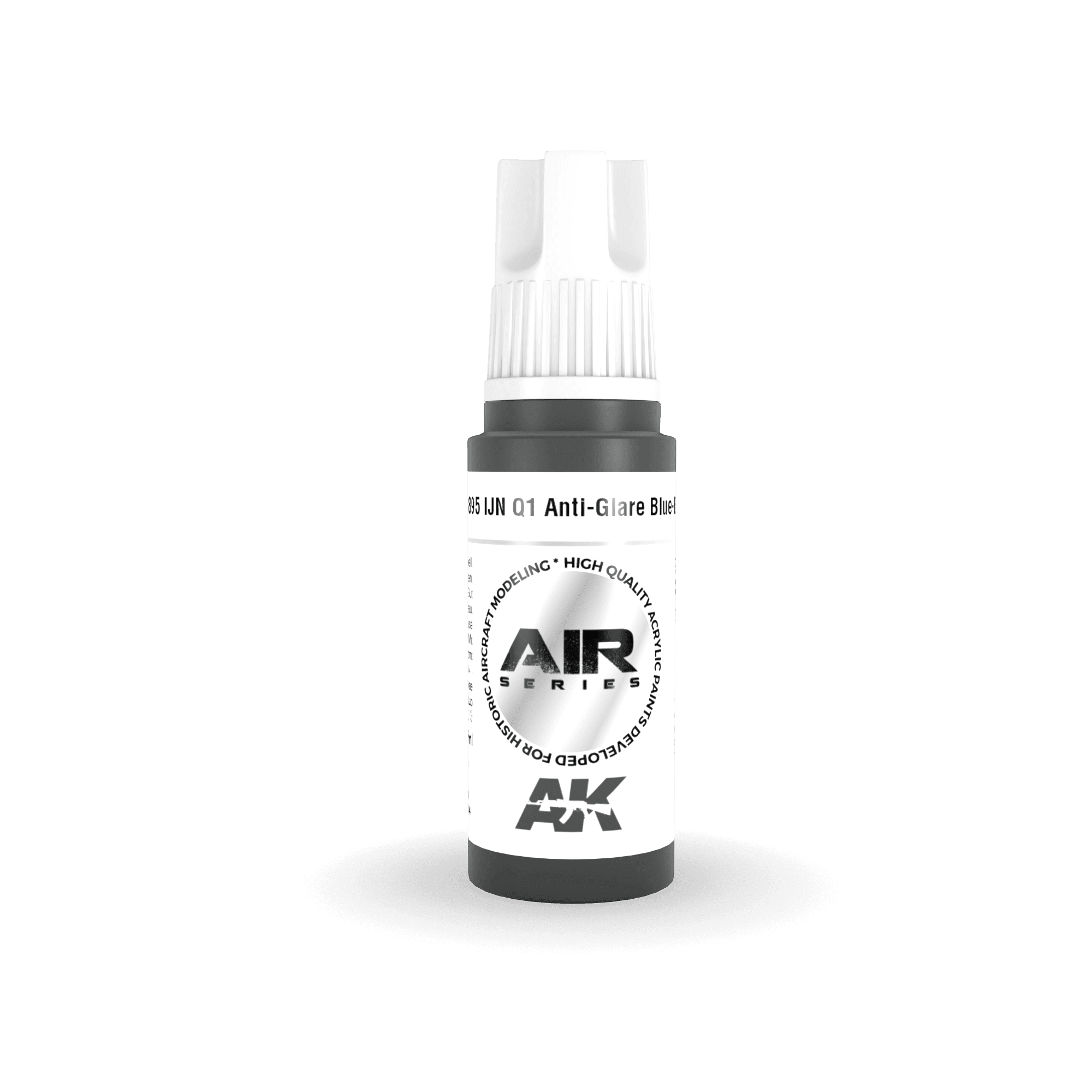 AK Interactive AK11895 3G Air IJN Q1 Anti-Glare Blue-Black Paint 17ml - A-Z Toy Hobby