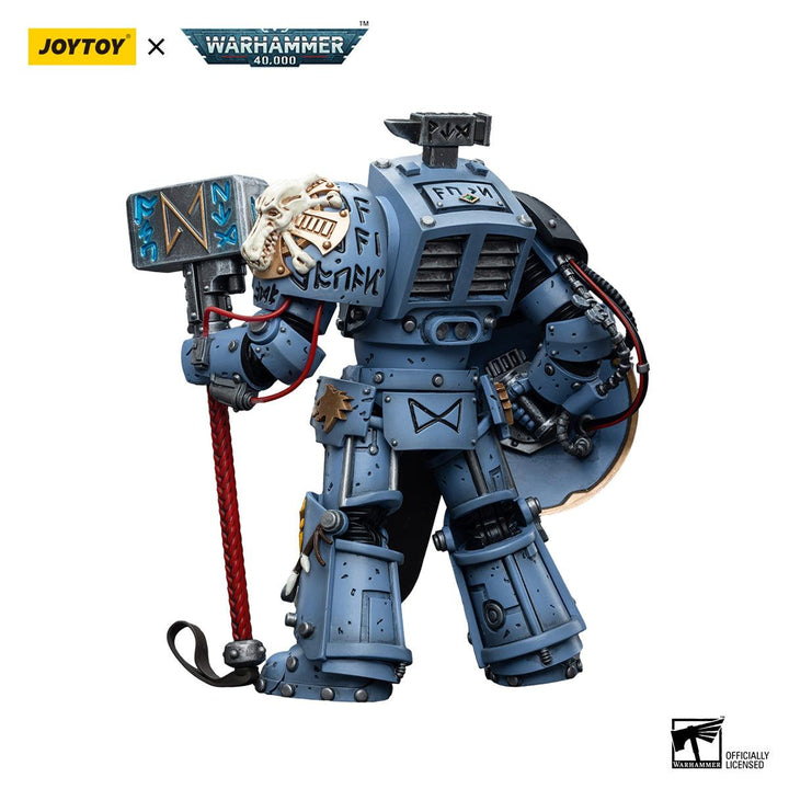 Joy Toy Warhammer 40K Space Wolves Arjac Rockfist 1/18 Action Figure - A-Z Toy Hobby