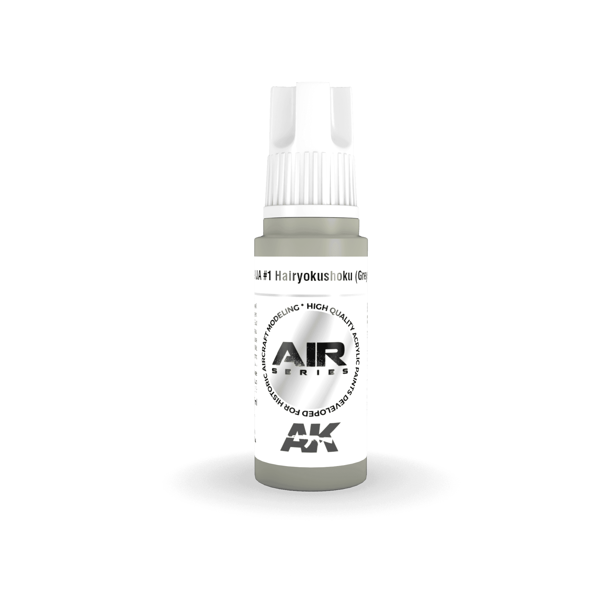 AK Interactive AK11899 3G Air IJA #1 Hairyokushoku (Gray-Green) Paint 17ml - A-Z Toy Hobby