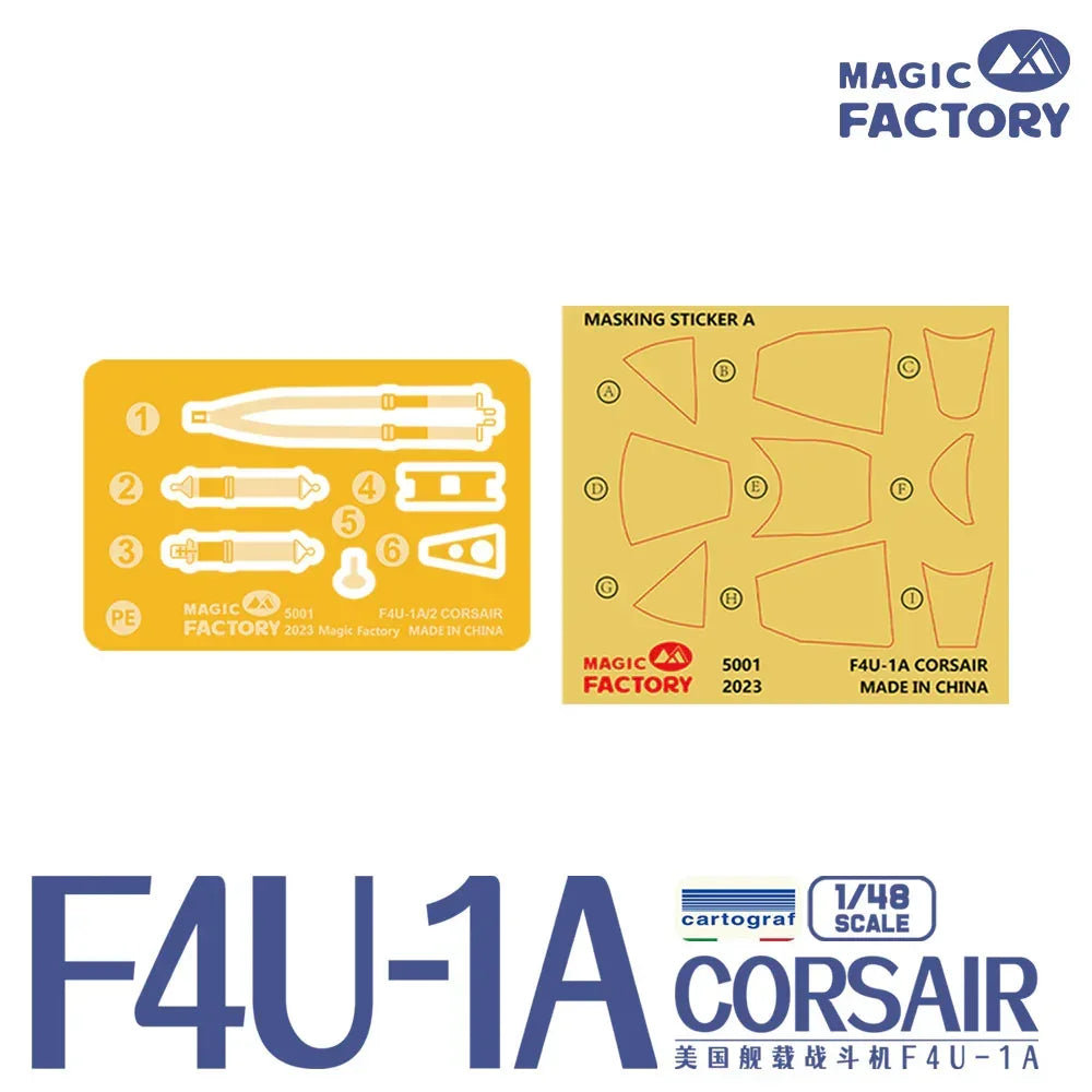 Magic Factory 5003 F-4U-1A Corsair 1/48 Model Kit - A-Z Toy Hobby