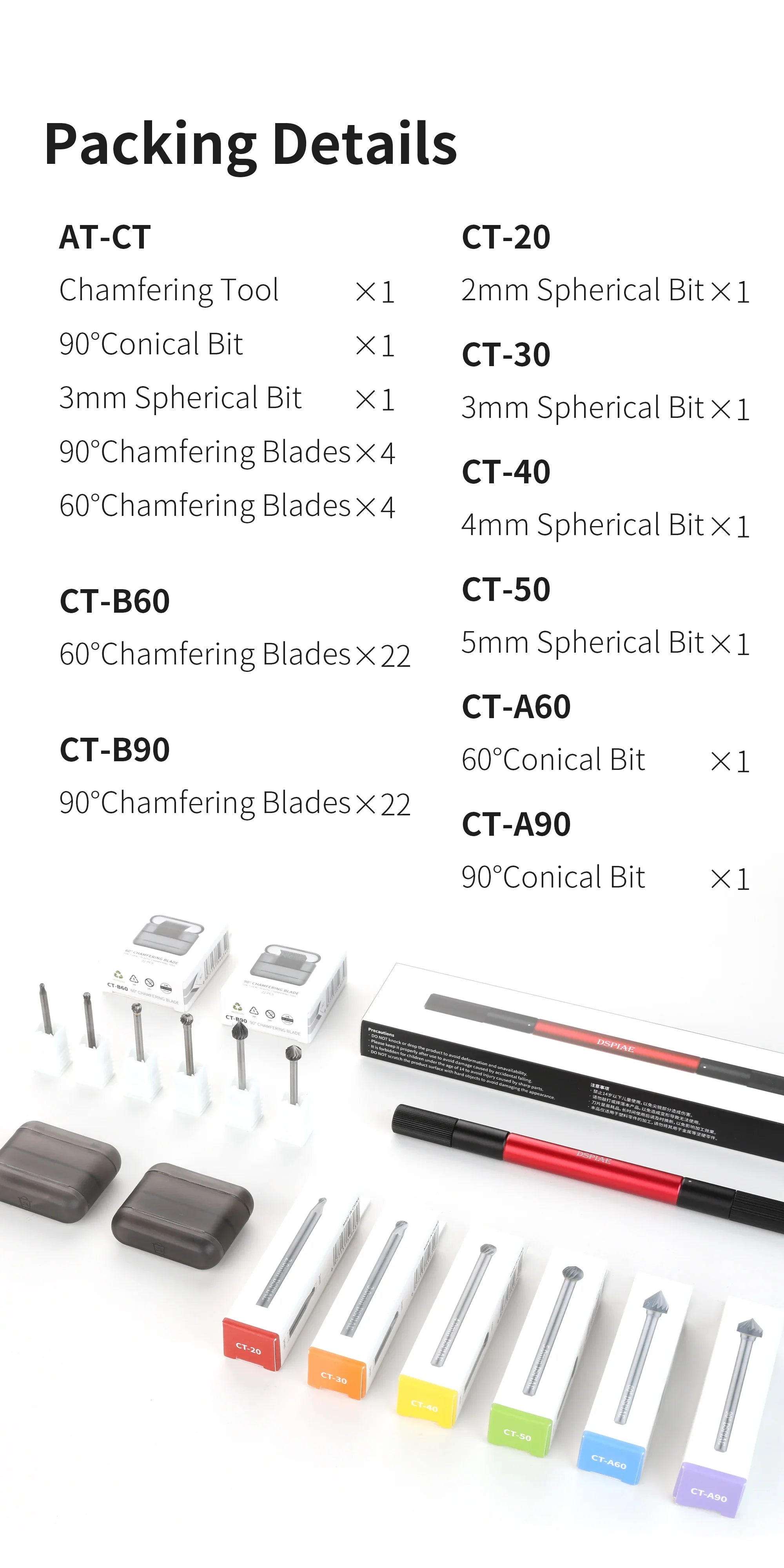 DSPIAE Plastic Chamfering Tool AT-CT - A-Z Toy Hobby