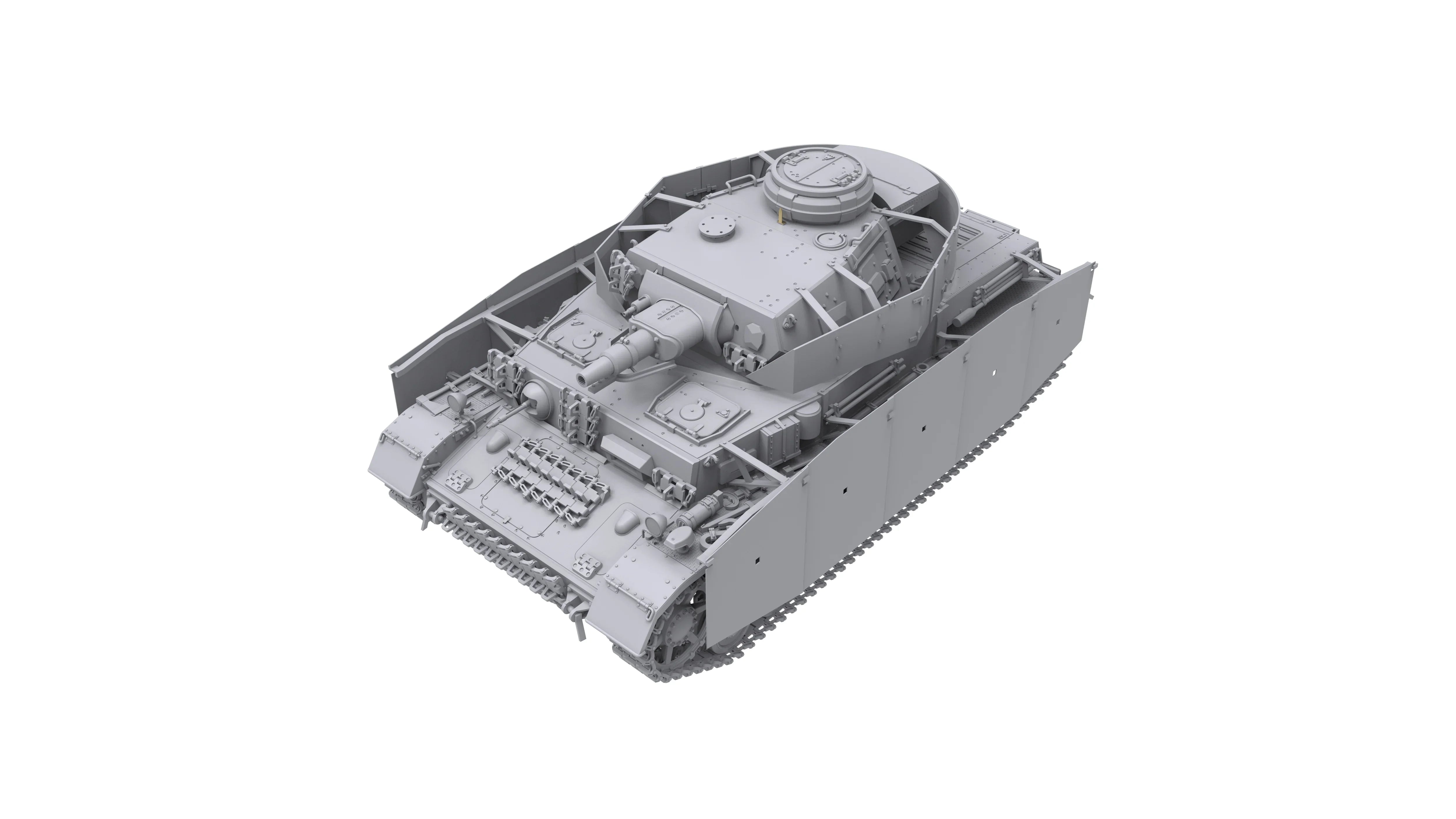 Border Model BT003 Panzer IV Ausf.F1 Vorpanzer & Schurzen (3 in 1) 1/35 Model Kit - A-Z Toy Hobby