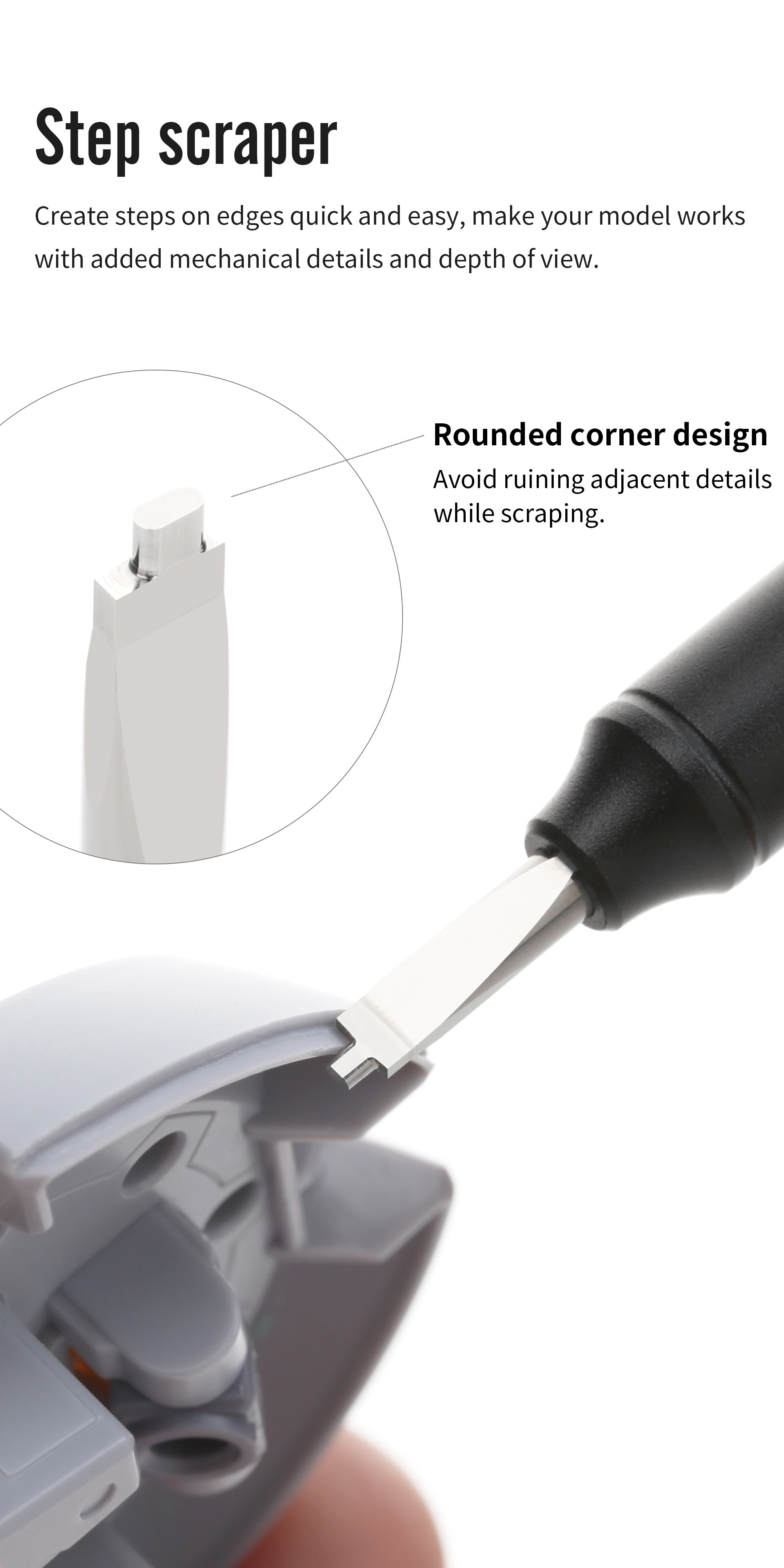 DSPIAE Step Scraper Chisel GS