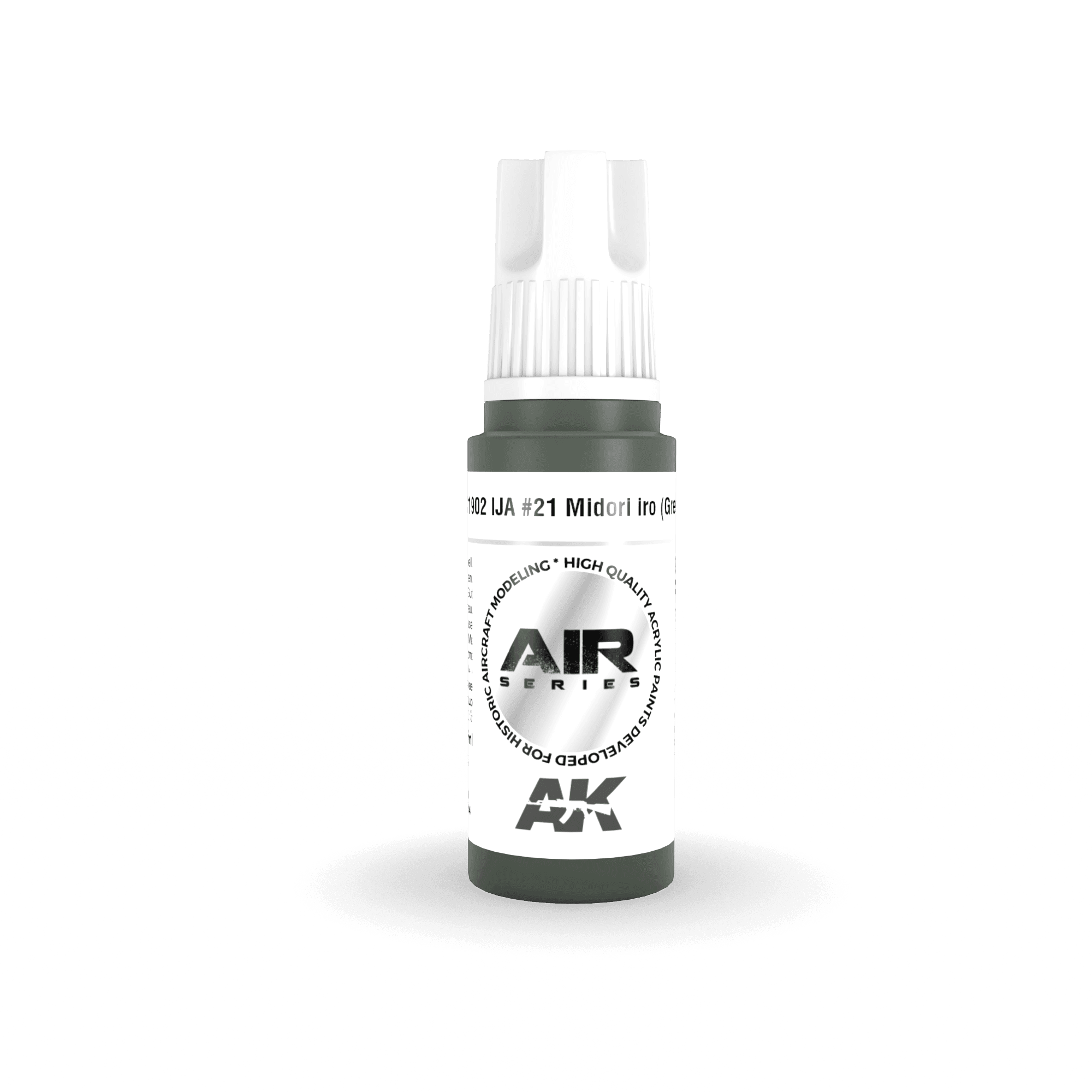 AK Interactive AK11902 3G Air IJA #21 Midori Iro (Green) Paint 17ml - A-Z Toy Hobby