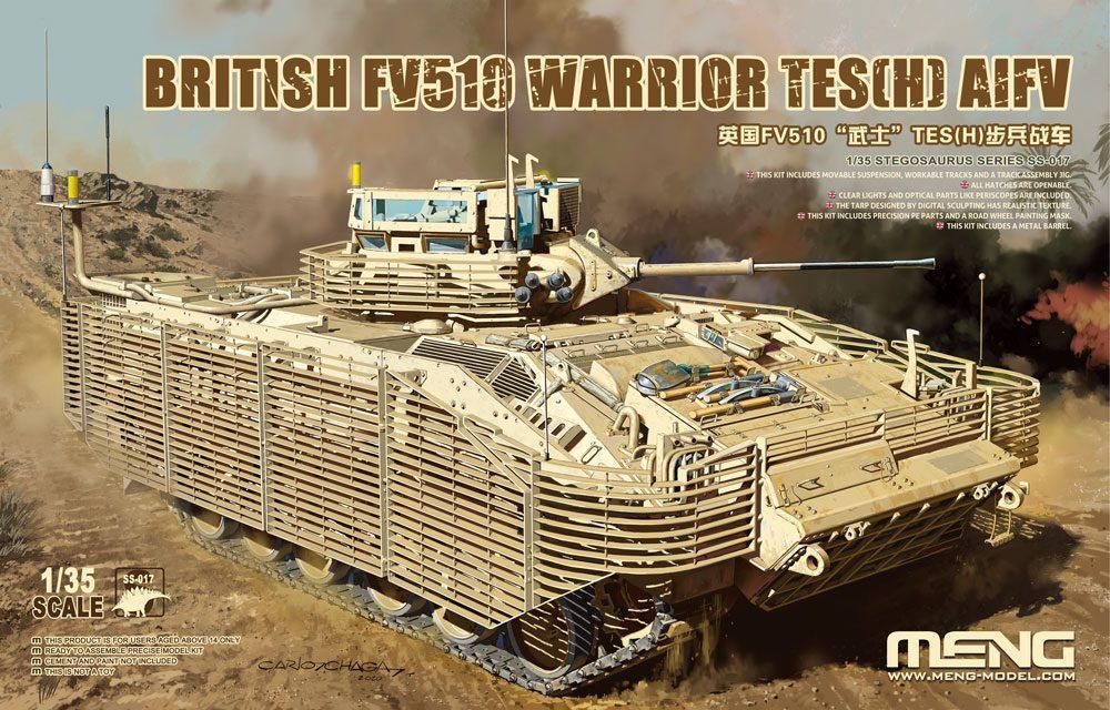 Meng SS017 British FV510 Warrior TES(H) AIFV 1/35 Model Kit - A-Z Toy Hobby