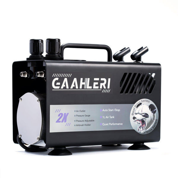 Gaahleri GT-918 Dual Drive Airbrush Compressor - A-Z Toy Hobby