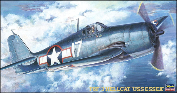 Hasegawa 09134 F6F-3 Hellcat USS Essex 1/48 Model Kit - A-Z Toy Hobby