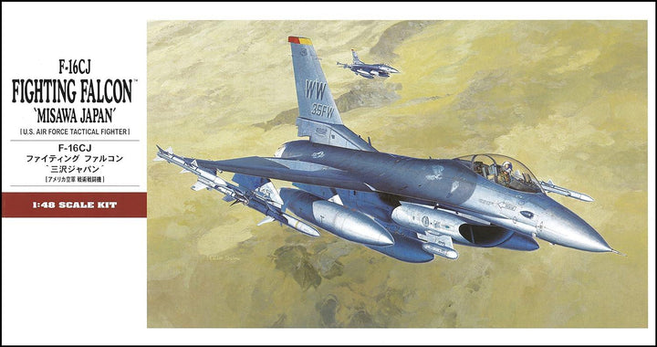 Hasegawa 07232 F-16CJ Fighting Falcon Misawa Japan 1/48 Model Kit - A-Z Toy Hobby