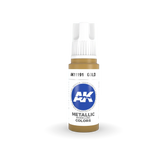 AK Interactive AK11191 3G Gold Acrylic Paint 17ml - A-Z Toy Hobby