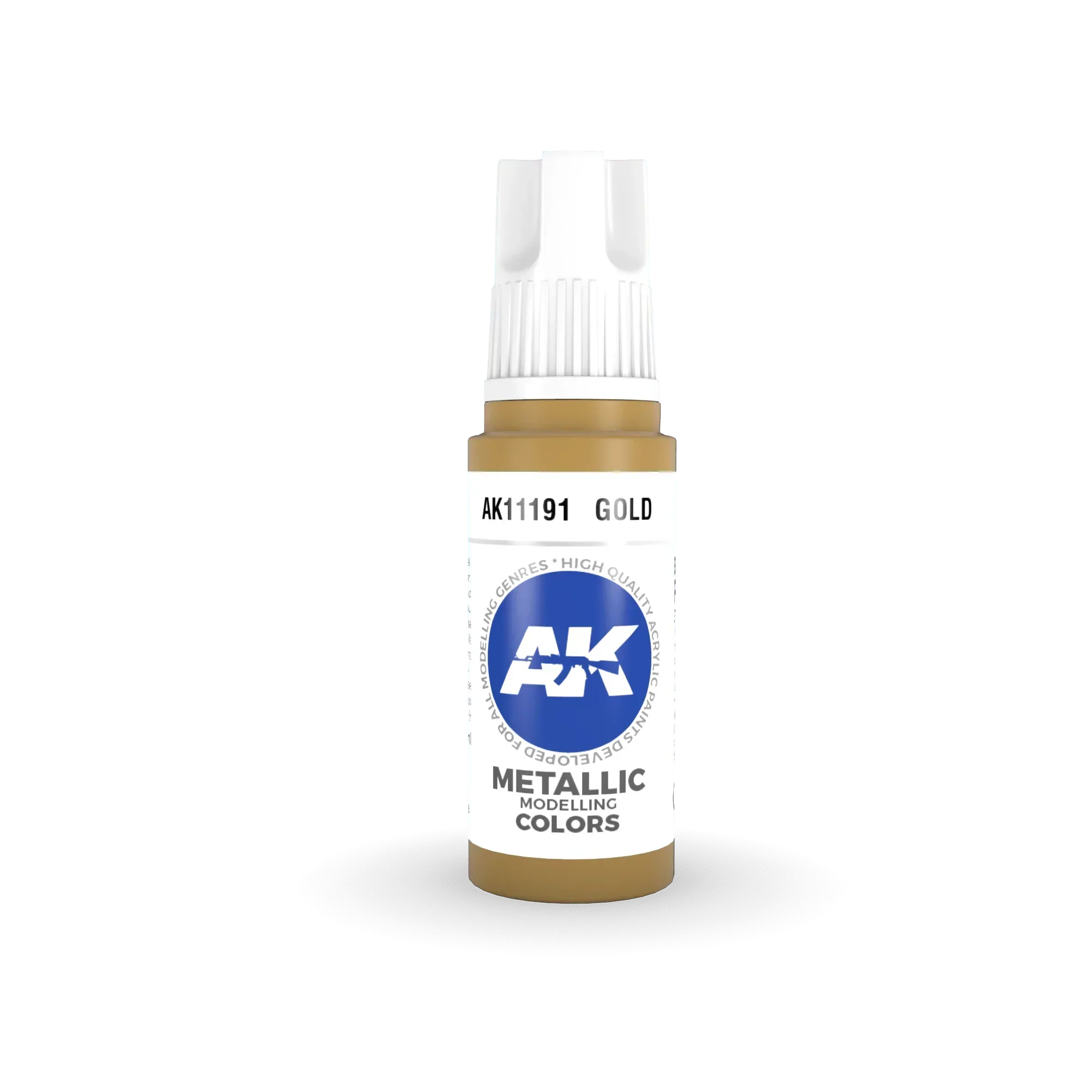AK Interactive AK11191 3G Gold Acrylic Paint 17ml - A-Z Toy Hobby