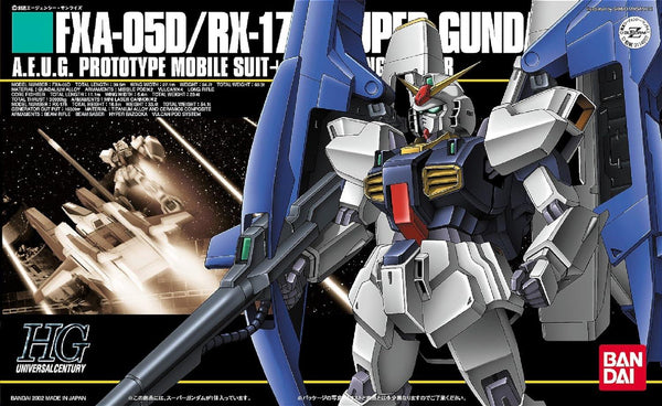 Bandai 035 FXA-05D/RX-178 Super Gundam HGUC 1/144 Model Kit - A-Z Toy Hobby